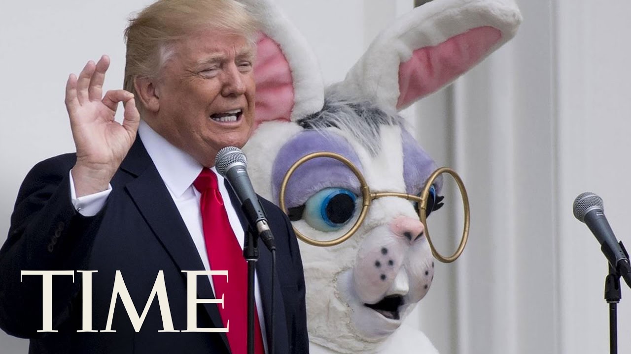 President Donald Trump Speaks Before His First White House Easter Egg Roll | TIME