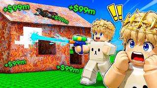 Today I am playing WASH THE HOUSE and it went CRAZY. watch the VIDEO till the END #roblox