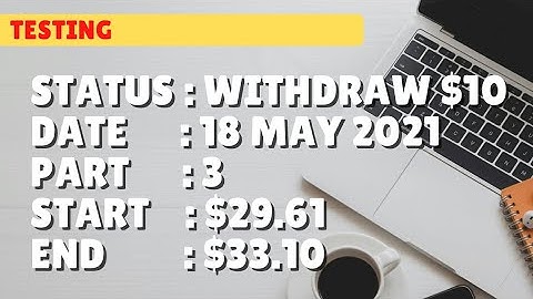 $33.10 WITHDRAW $10 | 18 may 21 p3 | Free Binary Bot Deriv Simple Strategy Trading Profitable