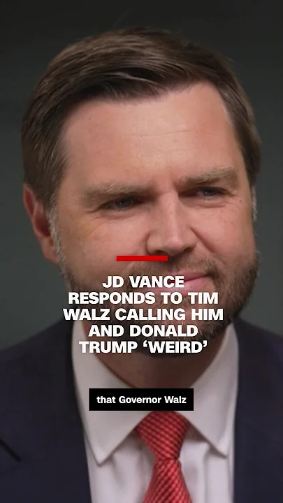 JD Vance responds to Tim Walz calling him and Donald Trump “weird” #cnn #news
