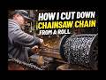 I Make My Own Chainsaw Chain Here's How