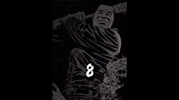 Top 10 best fighters of Twd comics #thewalkingdead #comics #edit #negan #michonne #jesus