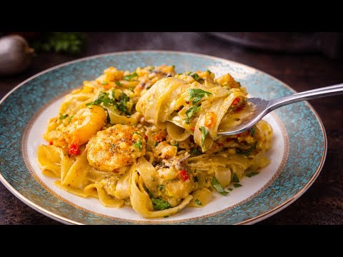 This Creamy Shrimp Pasta Is Better Than Restaurant (So Easy!)