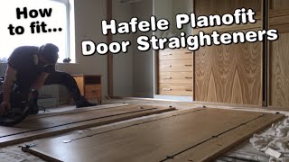 How to Straighten Doors with Hafele Planofit Straightening Bars
