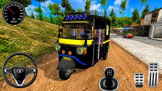 💥Modified Bajaj TukTuk Rickshaw Driving Extreme Offroad Mod Map |Bus Simulator Indonesia  screenshot 2