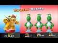 Mario Party 10 - Amiibo Party - Amiibo Bowser vs 3 Player Amiibo Yoshi (Bowser Board)