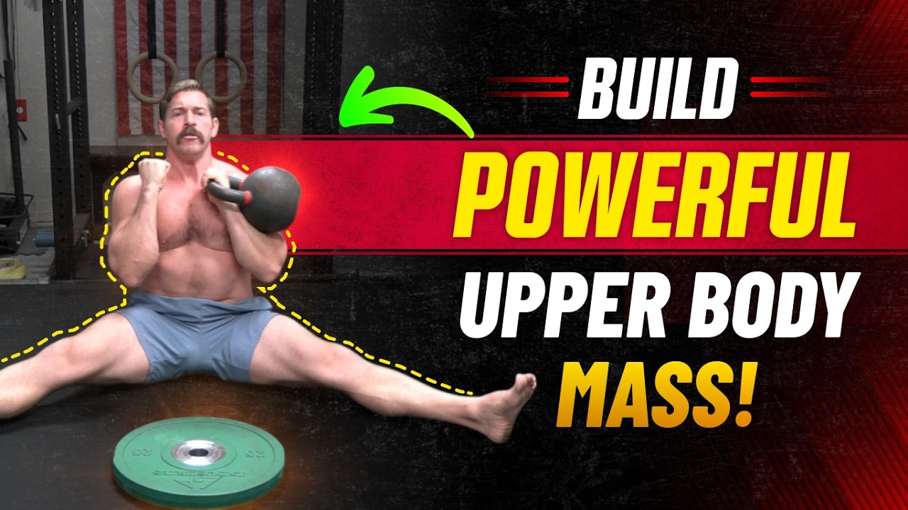 Stop Building WEAK Muscle! [Kettlebell + Plate Routine for POWERFUL Upper Body Mass]
