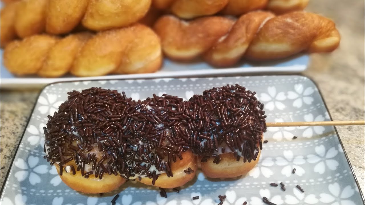 Cara Membuat Donat Sate : Resep Sate Donat Cokelat A La Selera