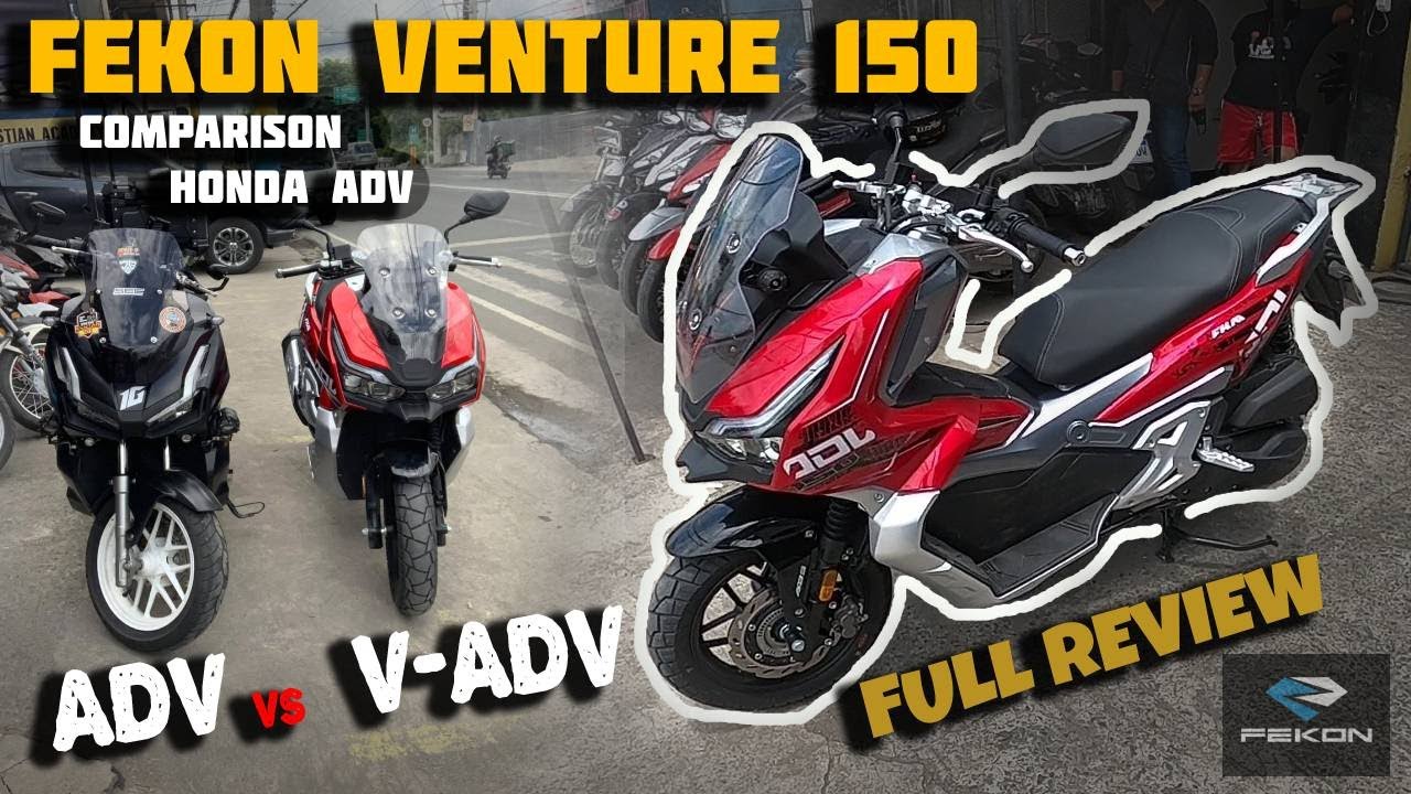 Fekon Venture 150 Full Review Test Ride And Comparison To Honda Adv Youtube