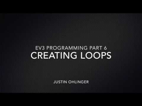 EV3 Programming #6 - Creating loops