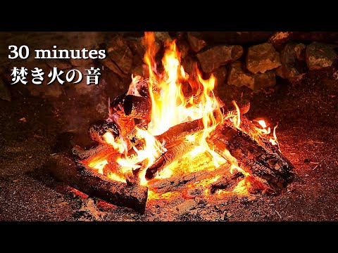 焚き火の心地よい音でリラックスタイム【睡眠用・焚き火BGM・自然音】焚き火の音で睡眠導入 - ASMR｜FHD焚き火動画