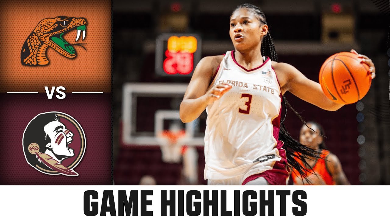 Florida A&M vs Florida State Game Highlights | 2025-26 ACC Women's Basketball