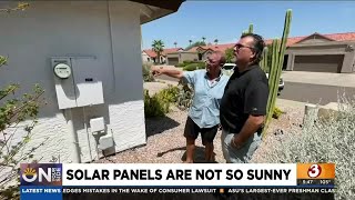 Scottsdale man says says solar company won't fix broken panels