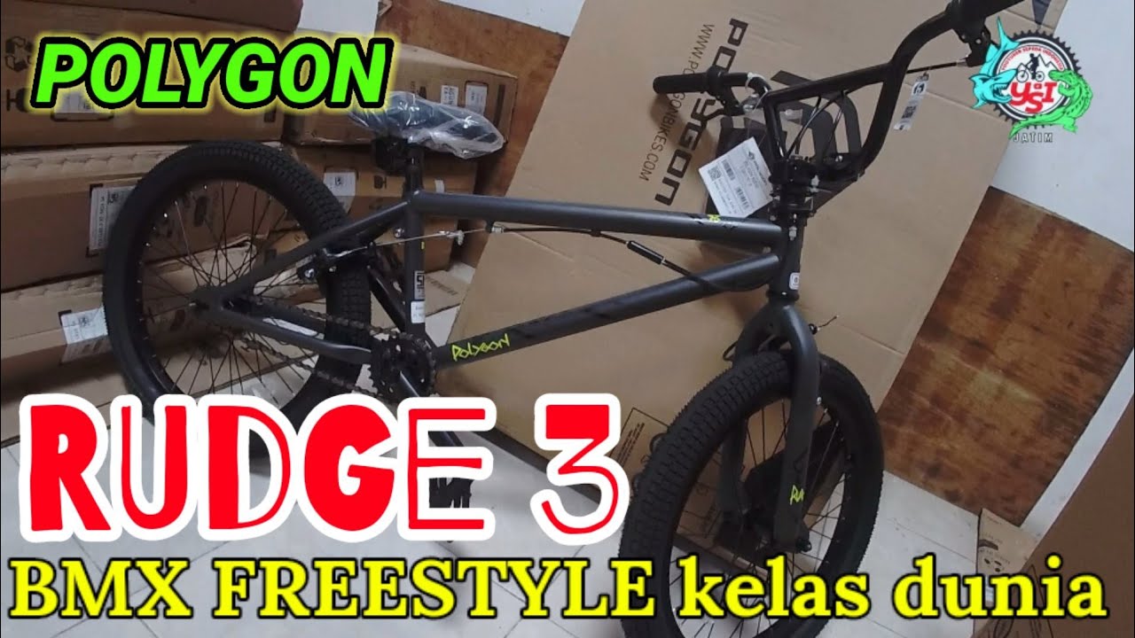 RUDGE 3 BMX FREESTYLE INTERNASIONAL || POLYGON - YouTube