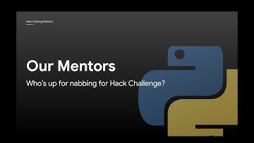 Backend Hack Challenge Mentor Introductions (Fall 2022)