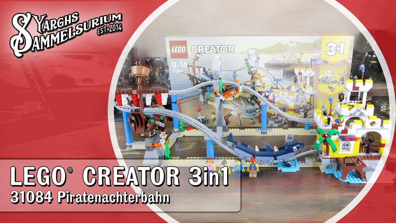 Review Lego Creator 3in1 31084 Piraten Achterbahn Unboxing