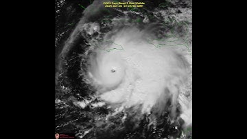 Hurricane Melissa - 1 minute visible imagery from 18 UTC Oct 24, 2025 through 15 UTC Oct 29, 2025