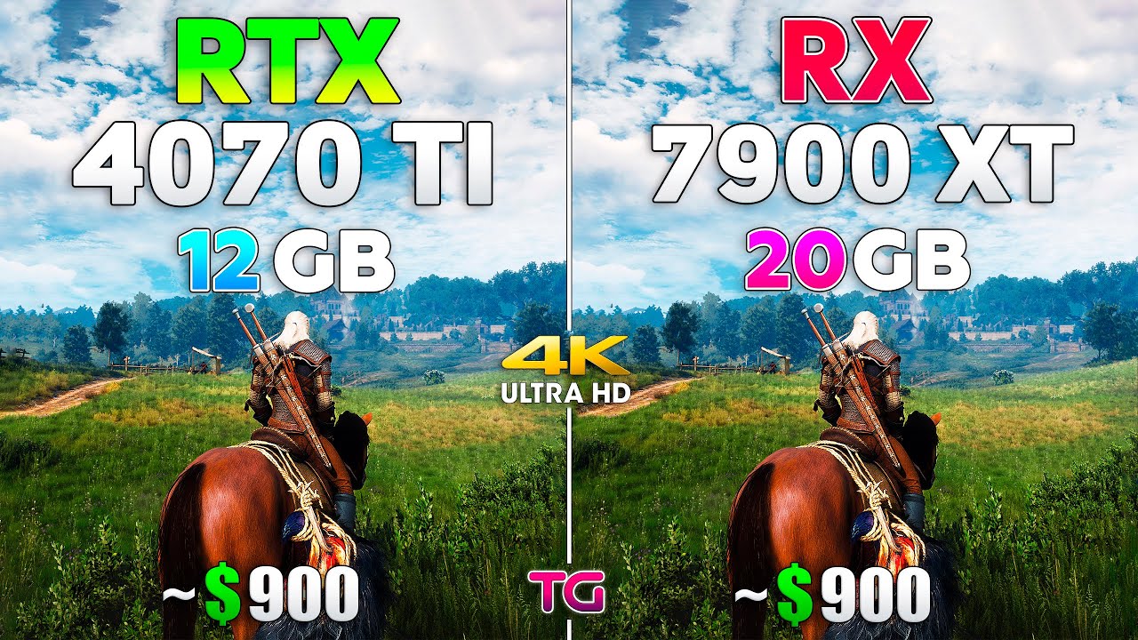 RTX 4070 Ti vs RX 7900 XT - Test in 8 Games l 4K Ray Tracing 