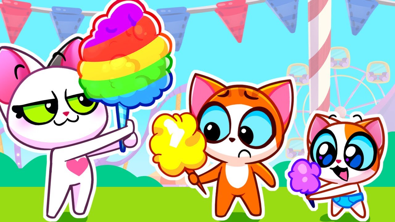 Máquina De Algodón De Azúcar Para Niños | Este Es Un Rico Algodón De Azúcar Para Pequeños