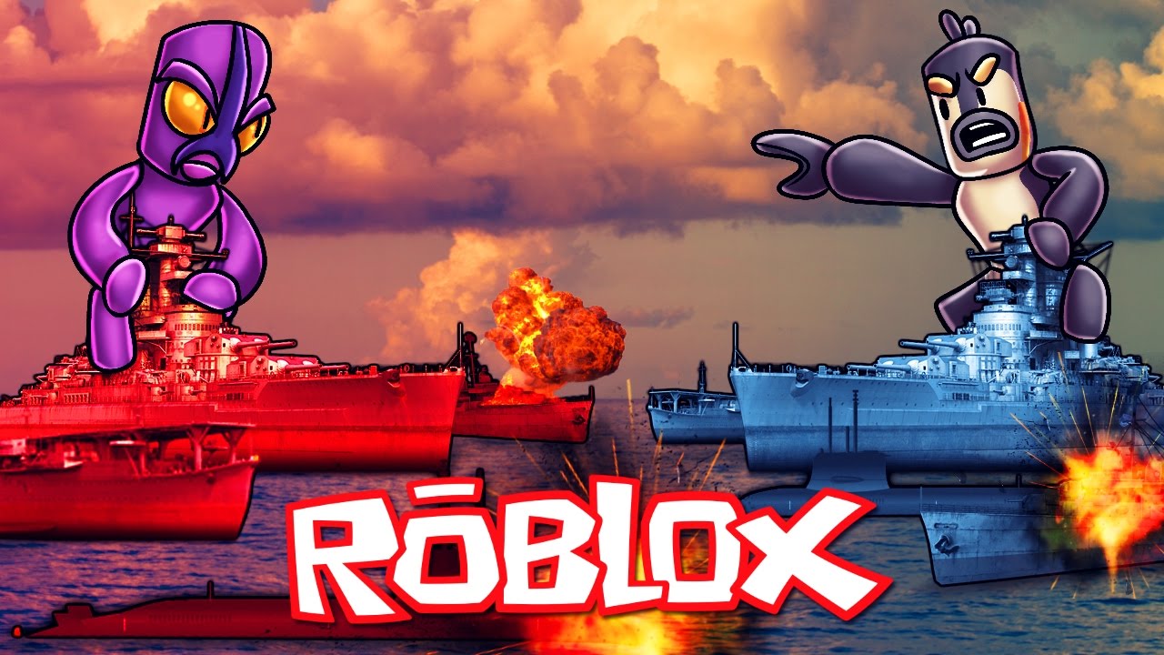 Roblox | RED VS BLUE BATTLESHIPS - Naval Battles in Roblox! (Roblox