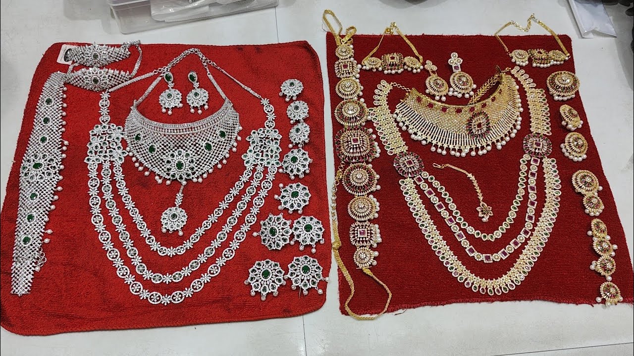 50Rs/ Chickpet Bangalore Wholesale Imitation Jewellery Shop/Bridal