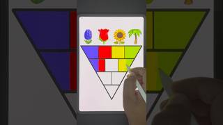 Satisfying emoji color mixing art
