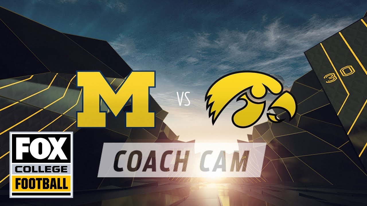 Jim Harbaugh Khaki Cam vs Iowa Hawkeyes | FOX COLLEGE FOOTBALL