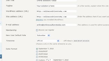 Wordpress Tutorial - How to Setup the Atahualpa Theme Part 2/6
