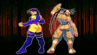 MUGEN - Psylocke Vs Ibuki (Dream Match)