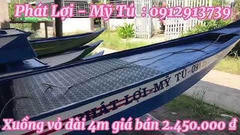 Xuồng vỏ composite Phát lợi Mỹ Tú ngày 02/07/2021 giao cho bà con ở gần giá: 2.450.000₫