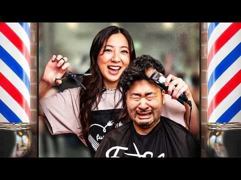 So We Let Fuslie Cut Her Friends' Hair... (Fuscuts Ep.1 ft. Peter Park & Boostio)