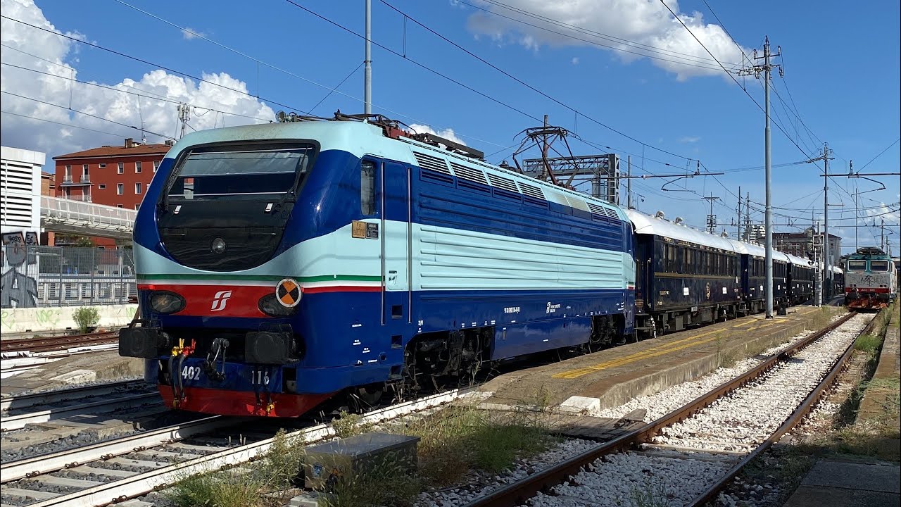 TRENI ESPRESSI, STORICI e altro alla stazione di BOLOGNA CENTRALE!