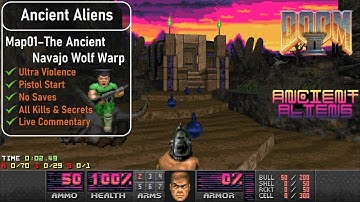 Ancient Aliens Map01 - The Ancient Navajo Wolf Warp [Doom 2, UV, Pistol, 100%]