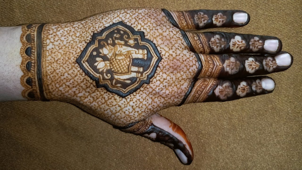 Royal Back Hand Mehndi Design | Perfect for Wedding & Eid|||Neha Ravat