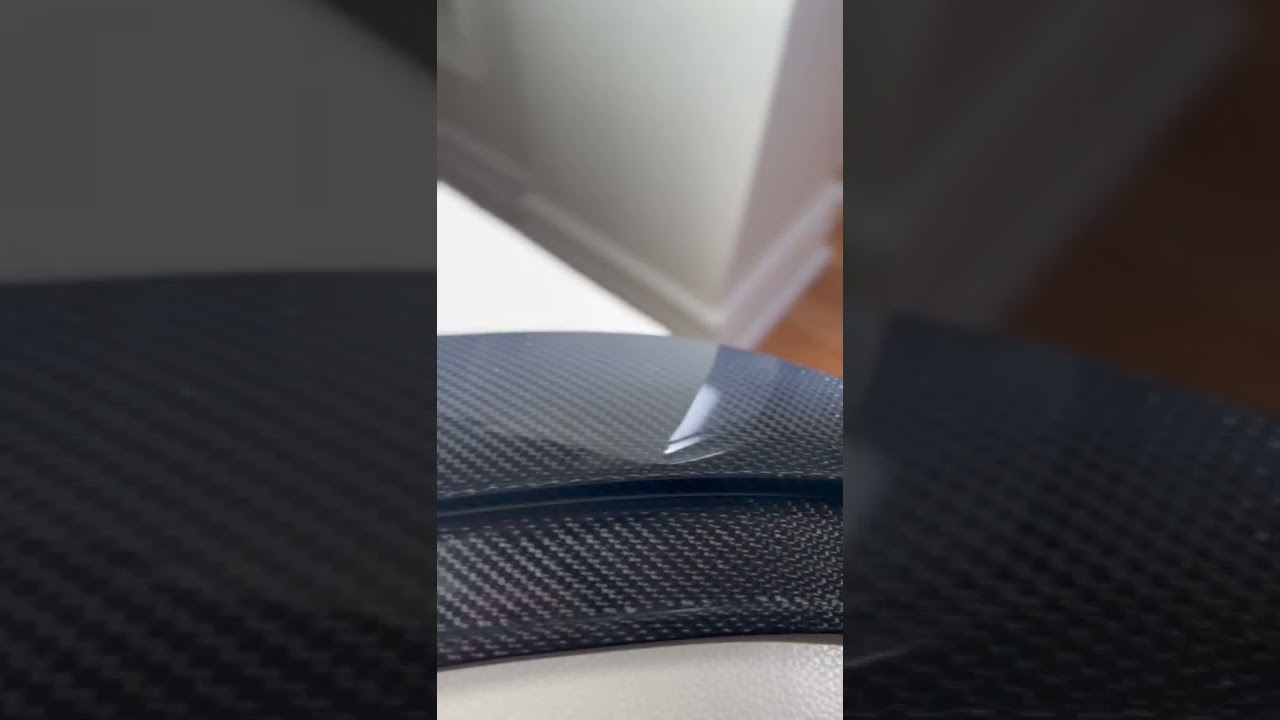 BMW F30 HIGH KICK PSM CARBON FIBRE STYLE (fake) TRUNK SPOILER 