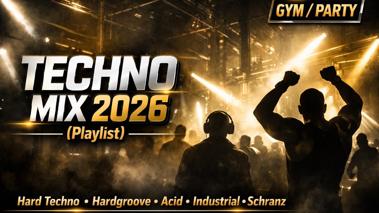 TECHNO MIX 2026 (Playlist) 120 Min European Techno | Hard Techno • Acid • Neo-Rave • EBM I GYM PARTY
