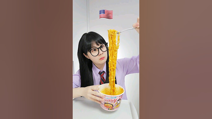 나라별 불닭볶음면 먹방😂Buldak mukbang by country #funny #shorts