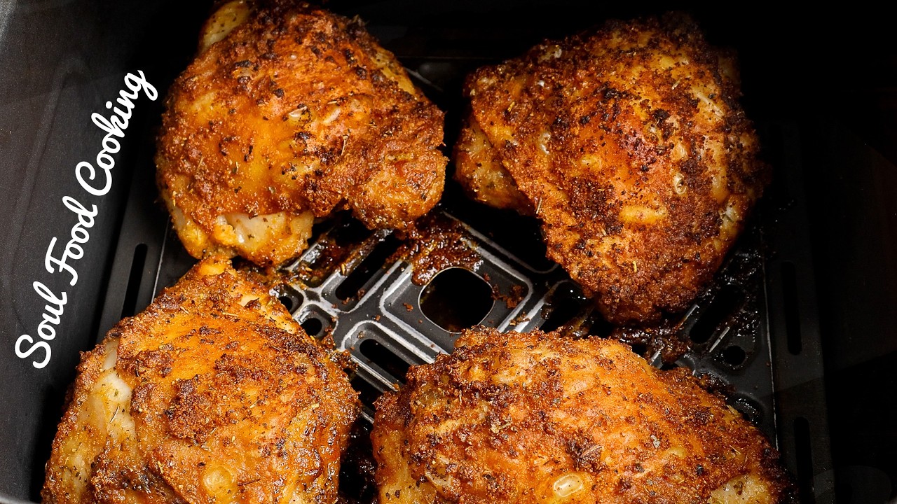 The Crispiest Air Fryer Chicken Thighs You’ll Ever Make!