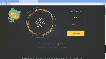 Setup and Installation lecture || Atom and Google Chrome || How to install Atom Text Editor || #pp