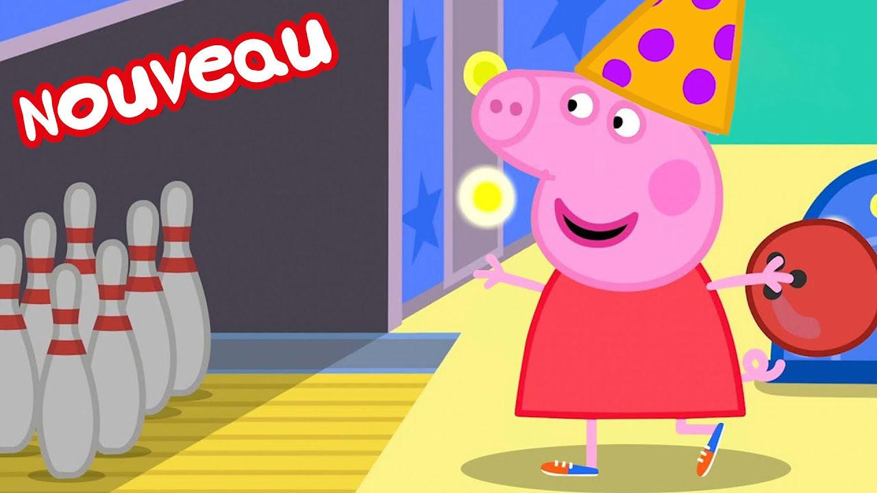 Les histoires de Peppa Pig | Fête d'anniversaire au bowling | Épisodes ...