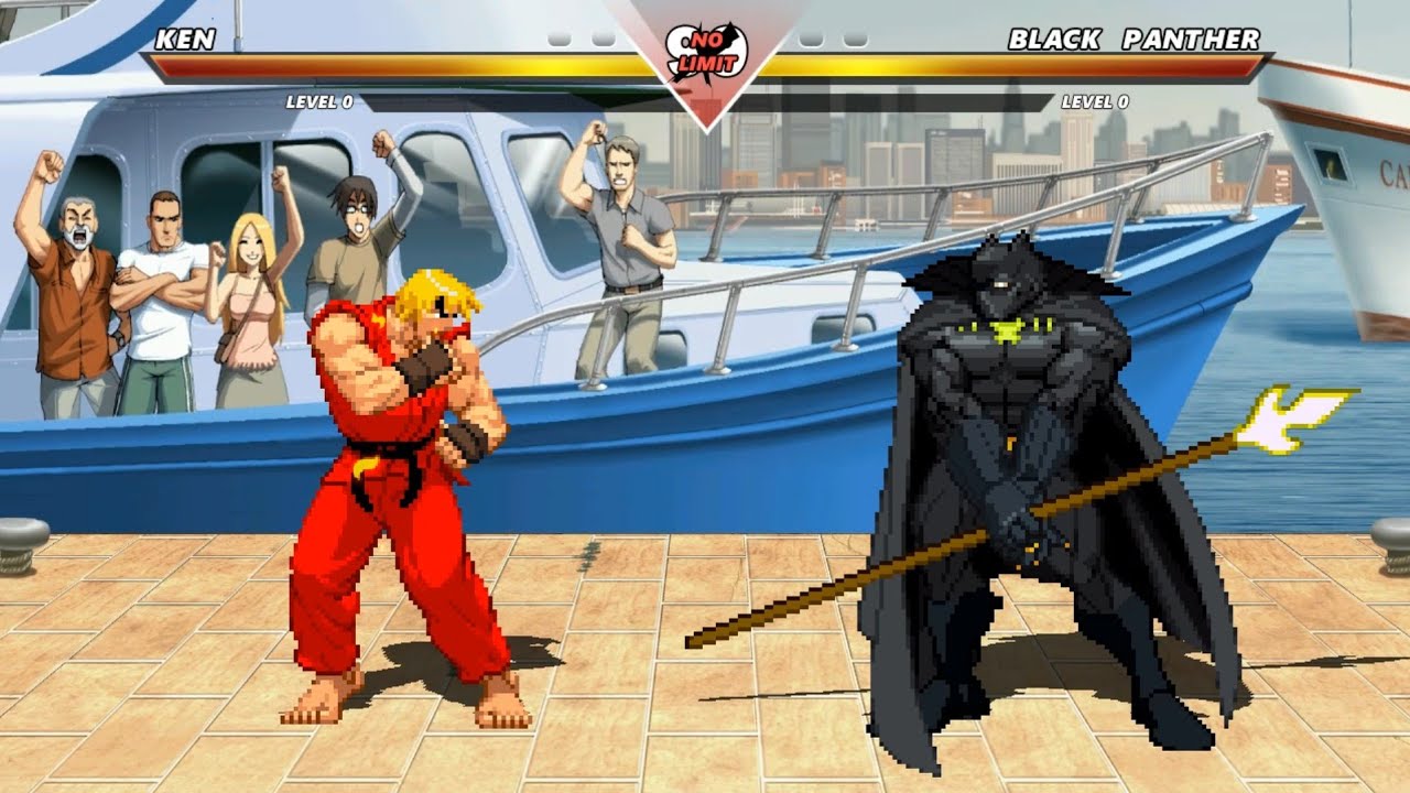 FIRE KEN vs BLACK PANTHER - The most insane fight ever made!