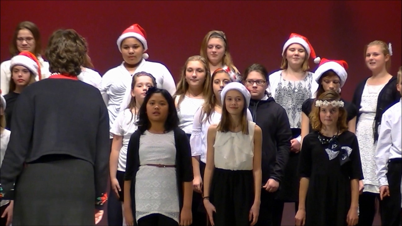Wapakoneta middle school winter holliday program 2016 youtube