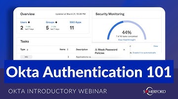 Bescherm uw online identiteit met Okta: hoe u sterke authenticatie implementeert | Introductie en...