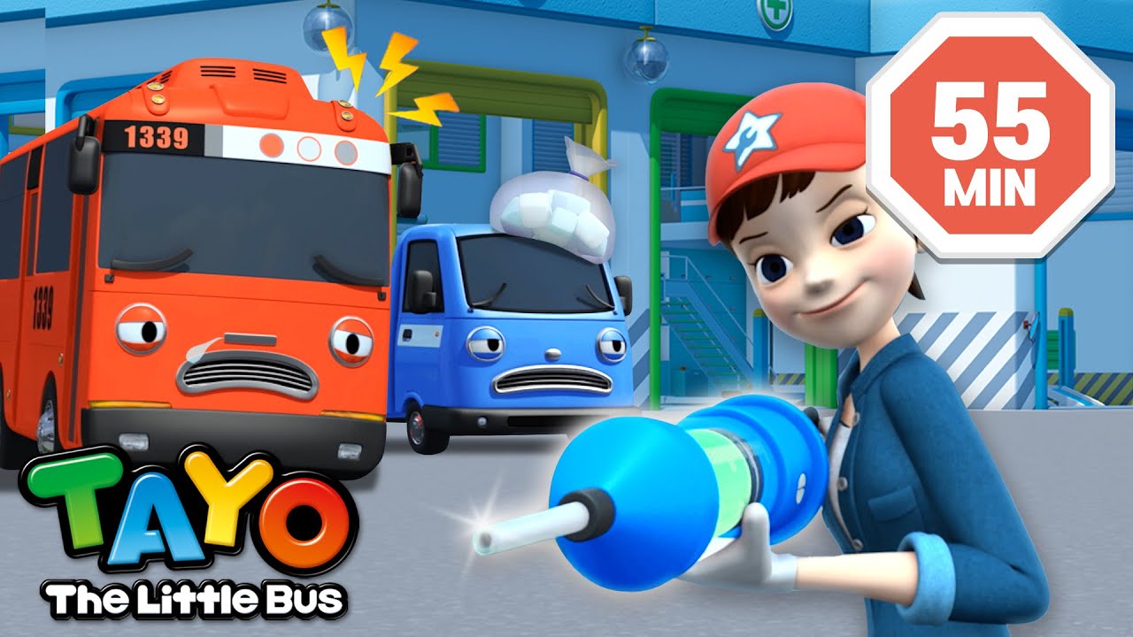 Tayo Bölümleri🎬 l Otobüsler Sakatlandı! l Çizgi Film l KÜÇÜK OTOBÜS TAYO