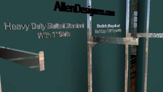12 inch Straight Faceouts for Heavy Duty Wall Standards