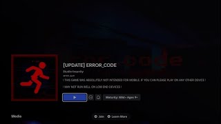 This Is The Most Underrated Game On Roblox... (Error Code)