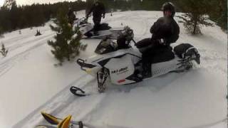 2012 Ski-Doo Freeride 800 R E-TEC   wheelie gone wrong