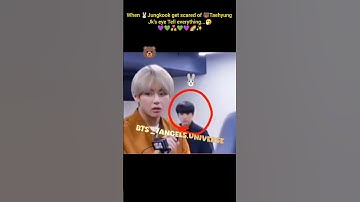 Jungkook get scared of Taehyung 🤧‼️💜💚💑💚💜🌈✨#vkook #taekook #v #jungkook #bts #btsarmy