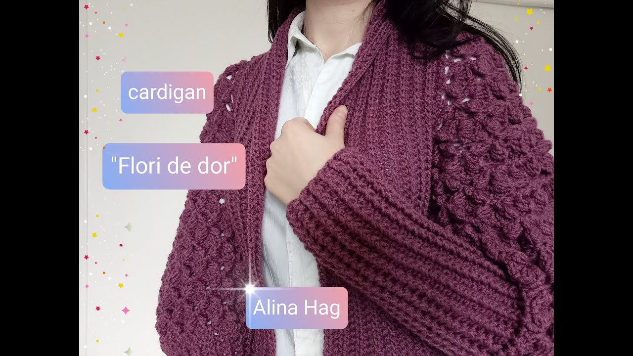cardigan FLORI DE DOR (crochet cardigan 