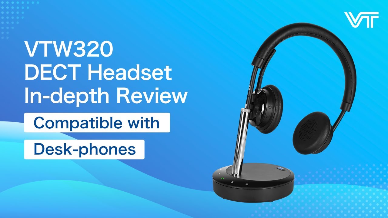 🎧 VTW320 DECT Headset - Compatible with Desk-phone